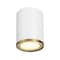 Z-Lite Arlo 1 Light Flush Mount, Matte White & Rubbed Brass 2303F1-MW-RB - alternate 6